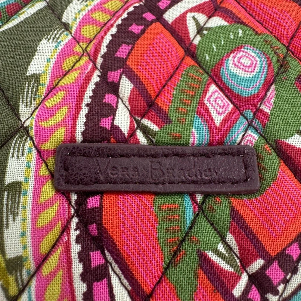 Vera Bradley Heirloom Paisley Quilted RFID Grab‎ & Go Wristlet Wallet New